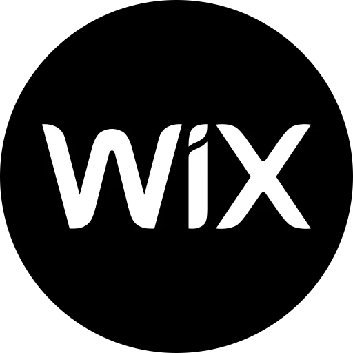 Logo de wix pour le comparatif avec wordpress